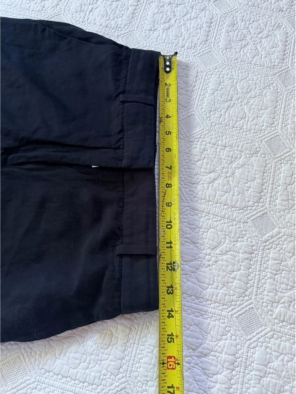 Aritzia Babaton Black Linen Blend Wide Leg Pants Size 4
